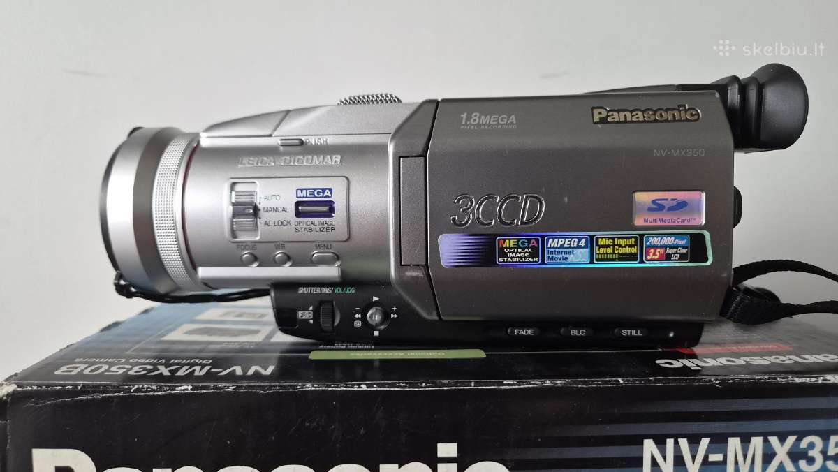 Nv-mx350b su mini Dv kasetem leica optika - nuotraukos Nr. 15