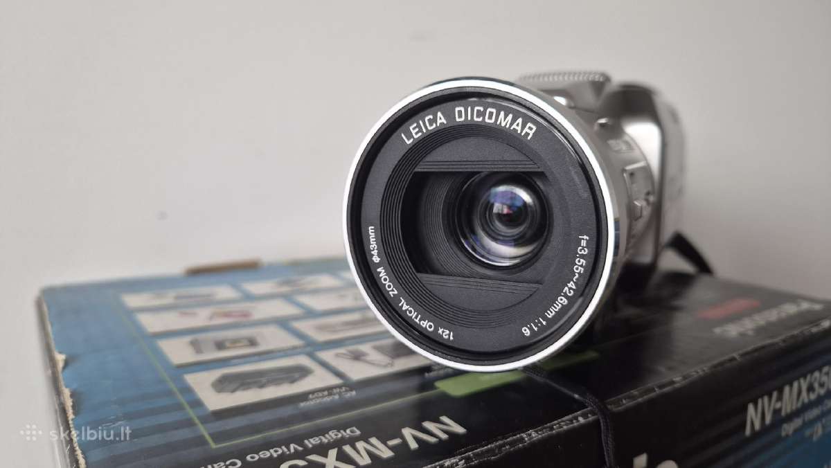 Nv-mx350b su mini Dv kasetem leica optika - nuotraukos Nr. 17