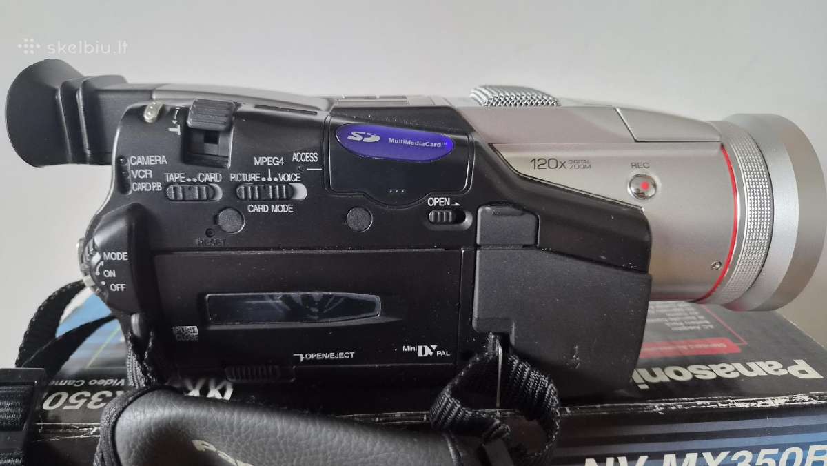 Nv-mx350b su mini Dv kasetem leica optika - nuotraukos Nr. 20