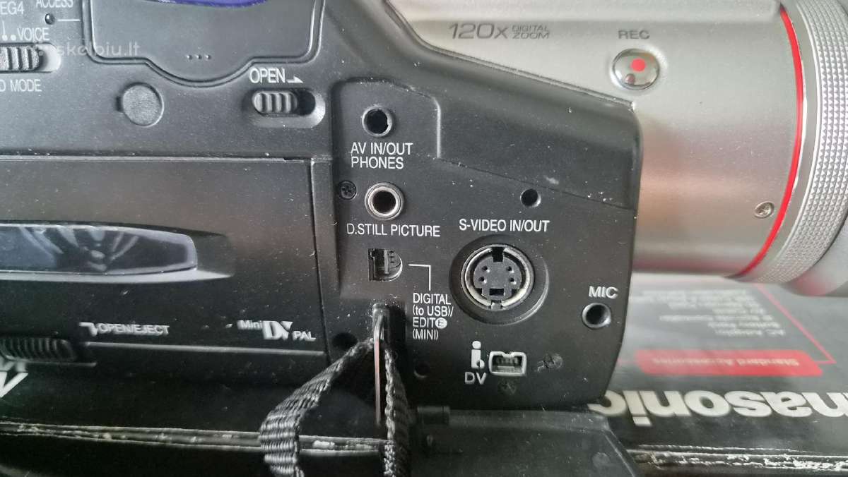 Nv-mx350b su mini Dv kasetem leica optika - nuotraukos Nr. 23