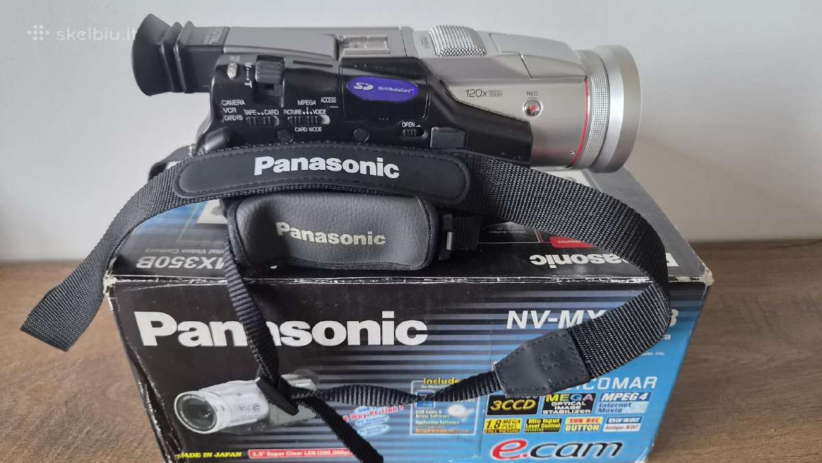 Nv-mx350b su mini Dv kasetem leica optika - nuotraukos Nr. 26