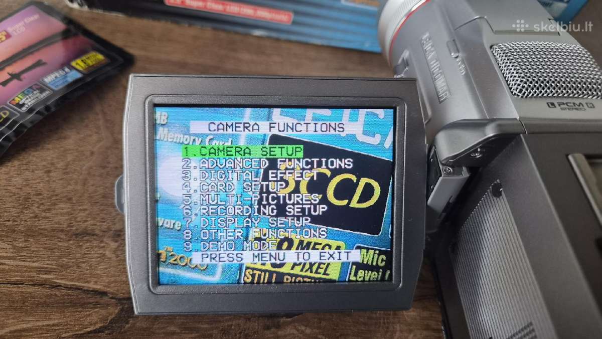 Nv-mx350b su mini Dv kasetem leica optika - nuotraukos Nr. 29