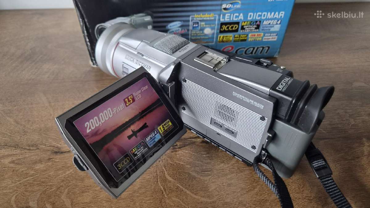 Nv-mx350b su mini Dv kasetem leica optika - nuotraukos Nr. 30