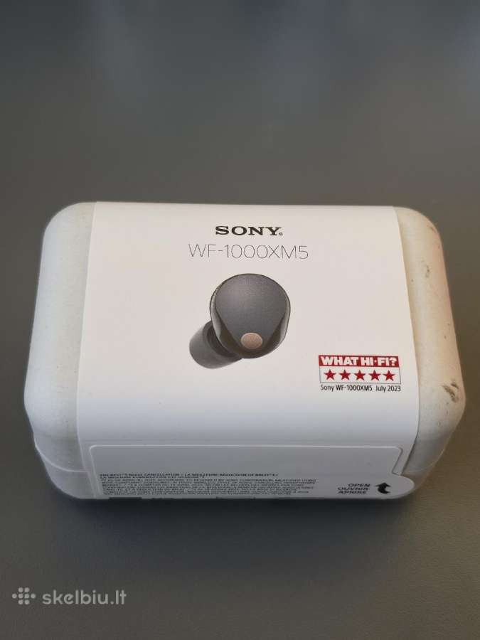 Naujos Sony Wf-1000xm5 – neatidaryta pakuotė - nuotraukos Nr. 2