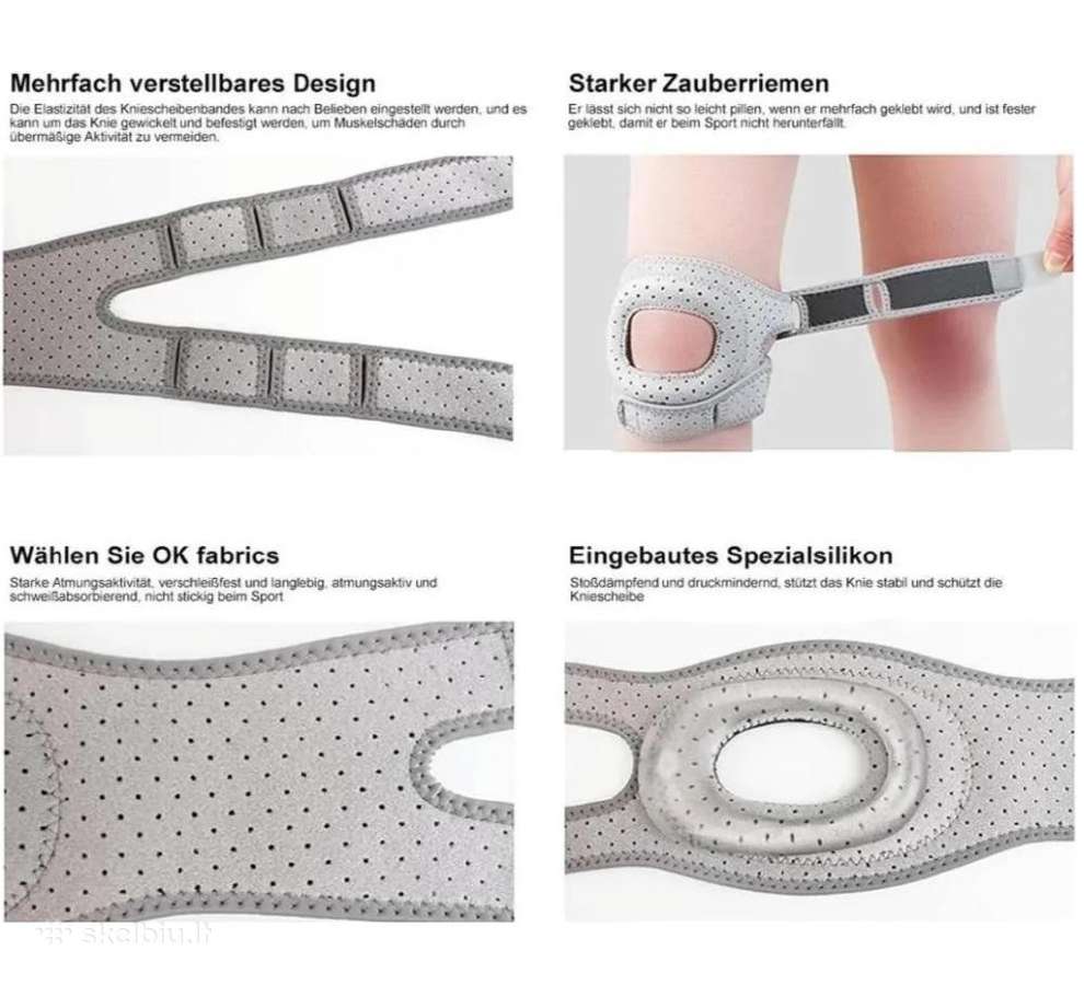 3D silikono kelio įtvaras M - nuotraukos Nr. 7