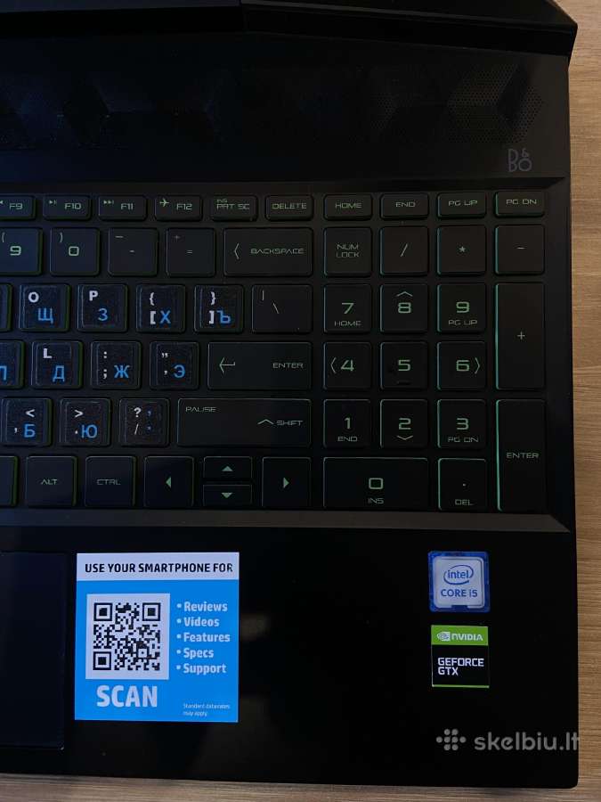 Hp Pavilion Gaming 15 - nuotraukos Nr. 3