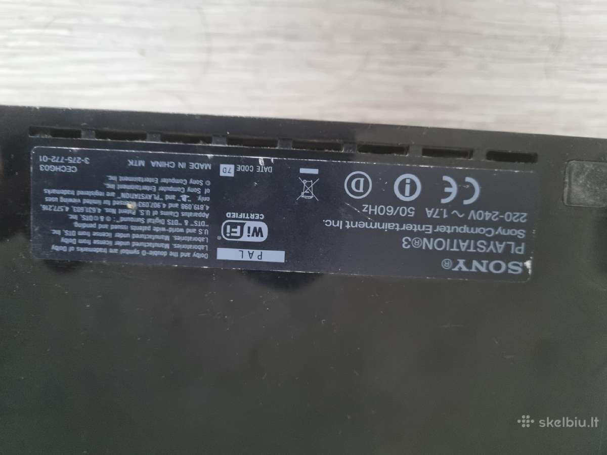 PS3 atristas 300gb HDD 4.93 evilnat - nuotraukos Nr. 2