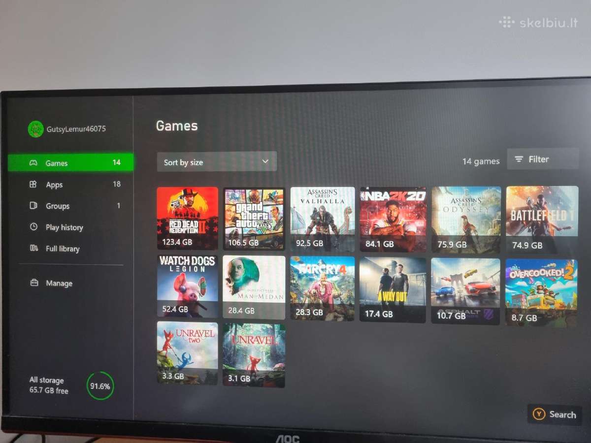 Xbox one X 1tb su daug zaidimu - nuotraukos Nr. 4