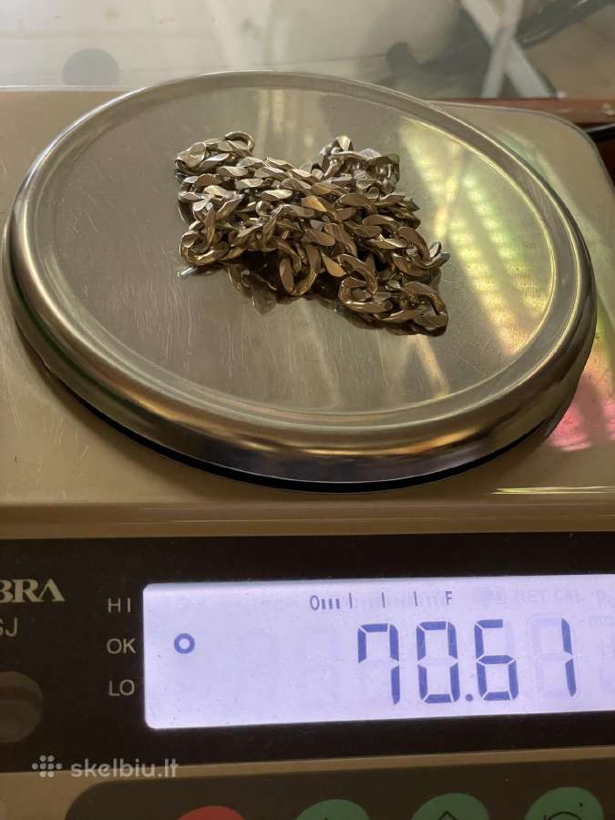 Sidabrinė grandinėlė 70gr - nuotraukos Nr. 3