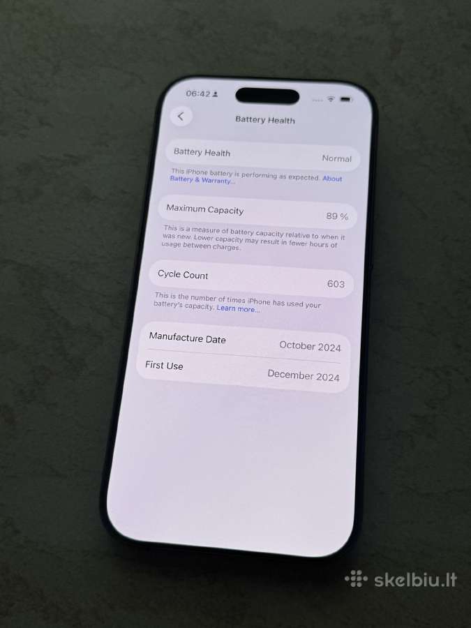 iPhone 16 Pro 128gb - nuotraukos Nr. 2