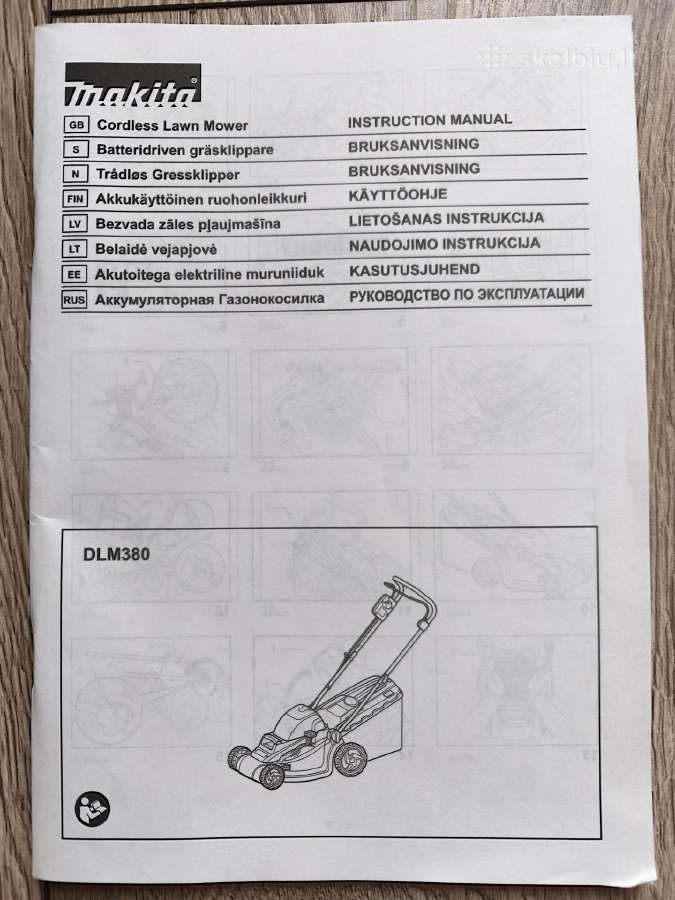 Parduodu Makita 380 žoliapjovę - nuotraukos Nr. 5