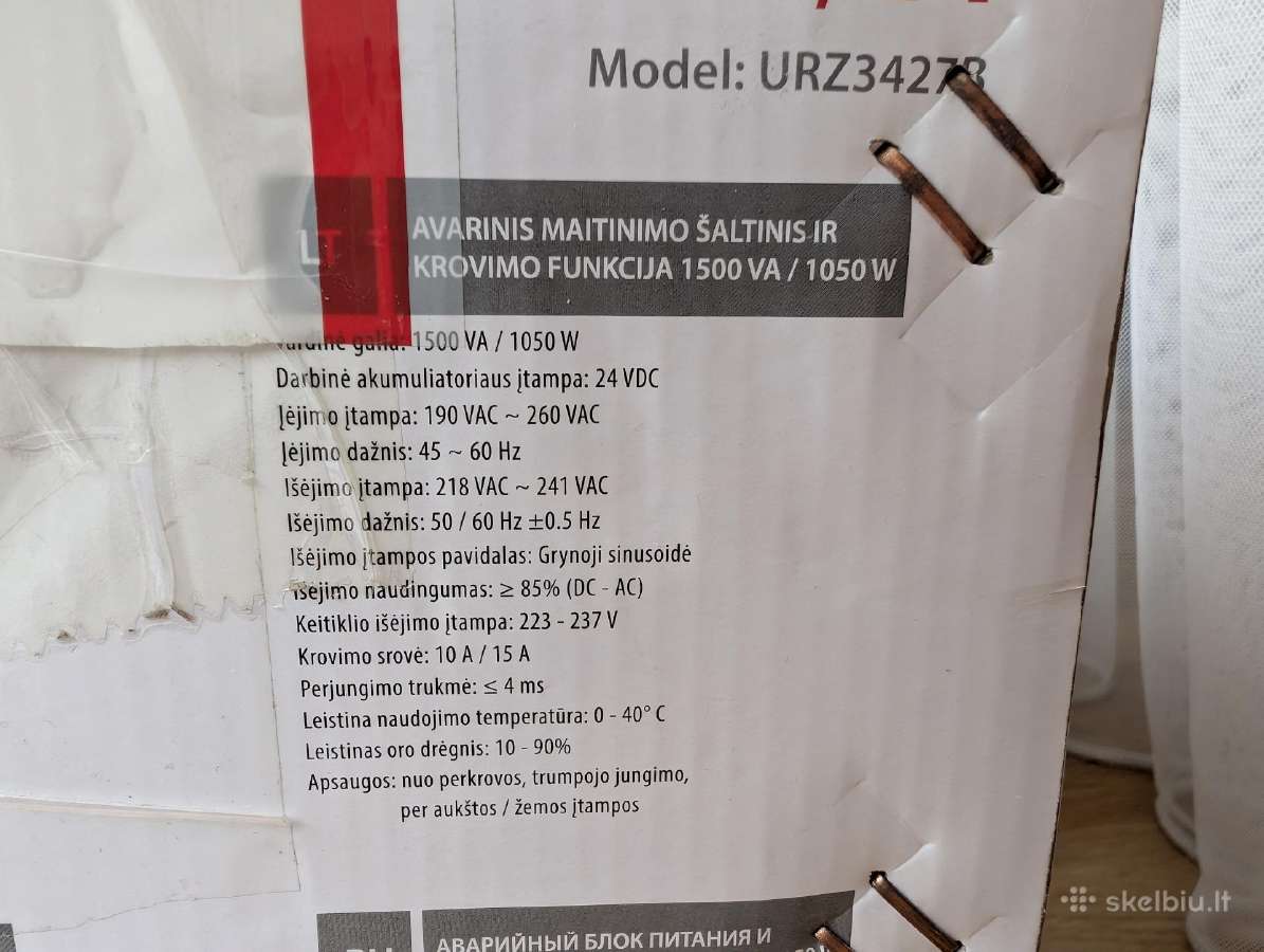 Ups Kemot Prosinus 24v 1kw grynas sinusas katilui - nuotraukos Nr. 5