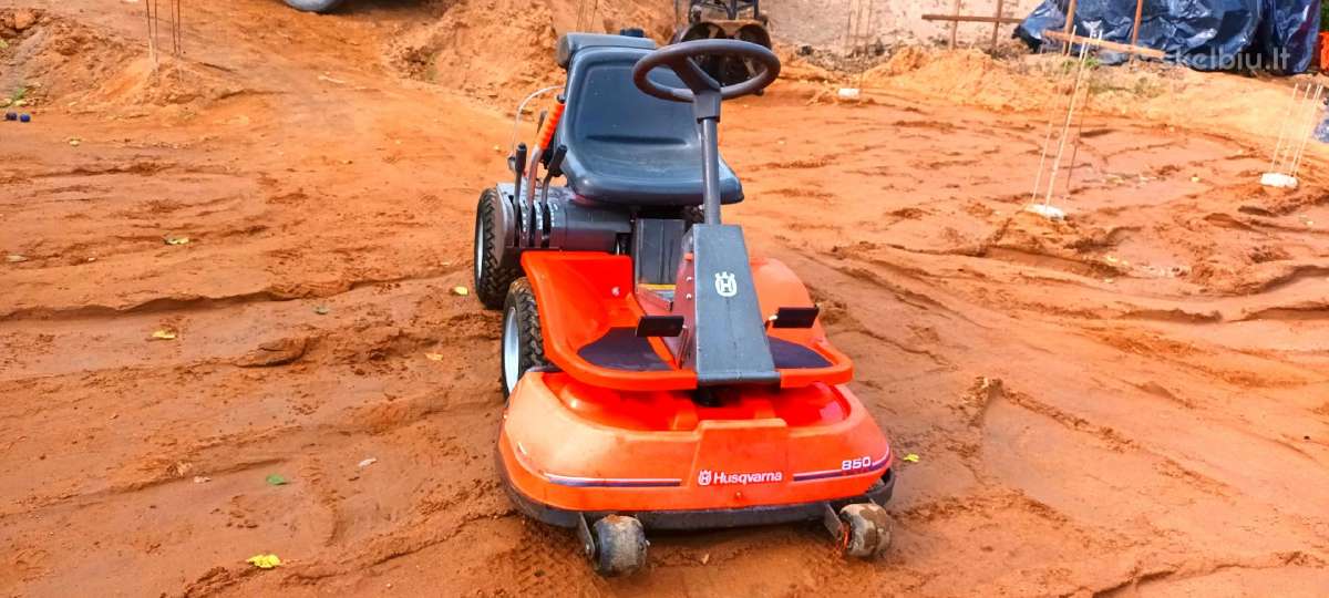 Traktoriukas-zoliapjove husvarna rider veikiantis - nuotraukos Nr. 14