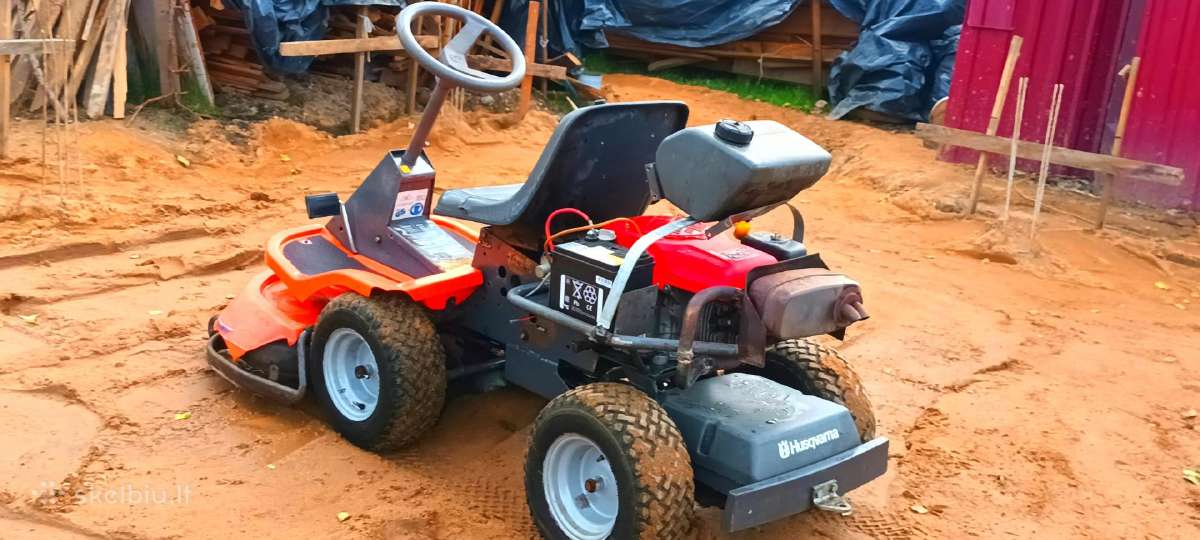 Traktoriukas-zoliapjove husvarna rider veikiantis - nuotraukos Nr. 18