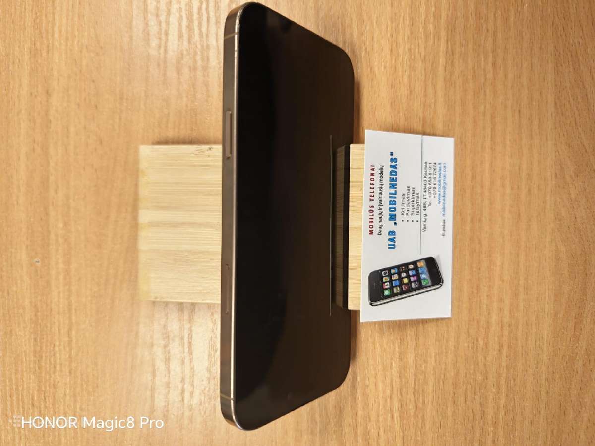 iPhone 16 Pro Max Desert Titanium 256gb Kaina 830e - nuotraukos Nr. 4