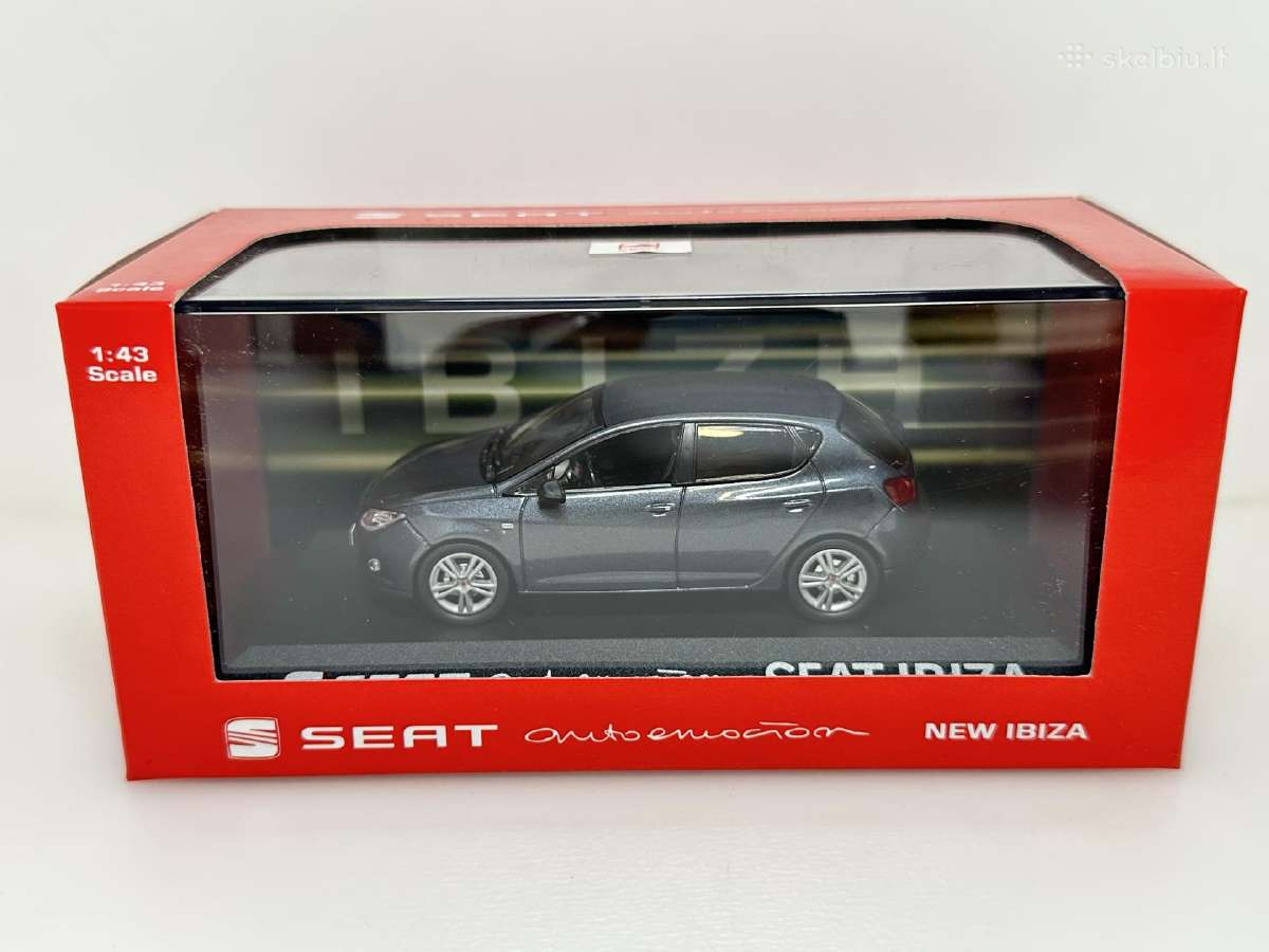 Seat Ibiza 5D 2008 pilka 1:43 Fischer - nuotraukos Nr. 2
