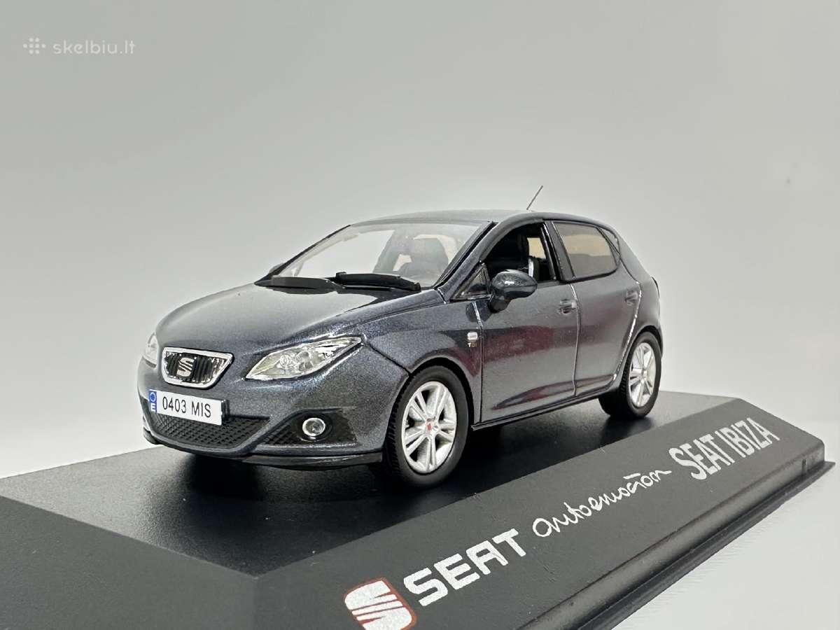 Seat Ibiza 5D 2008 pilka 1:43 Fischer - nuotraukos Nr. 4