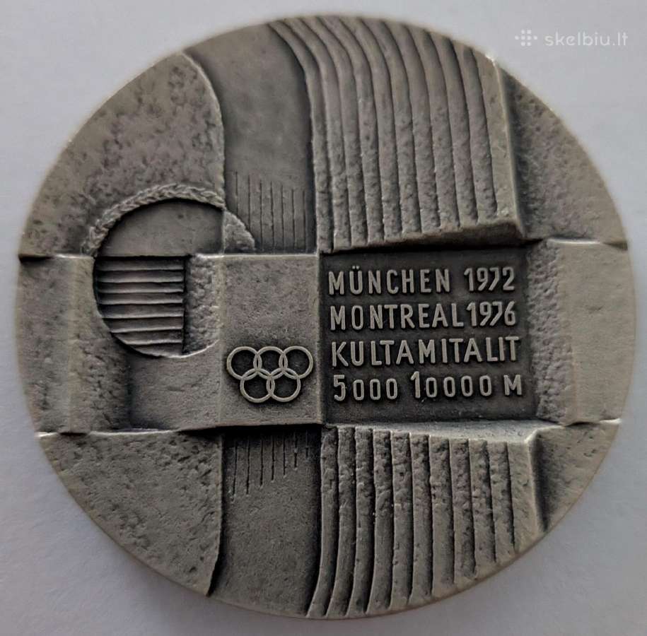 Sidabras 72.1 gr .925 Olimpinis Medalis - nuotraukos Nr. 2