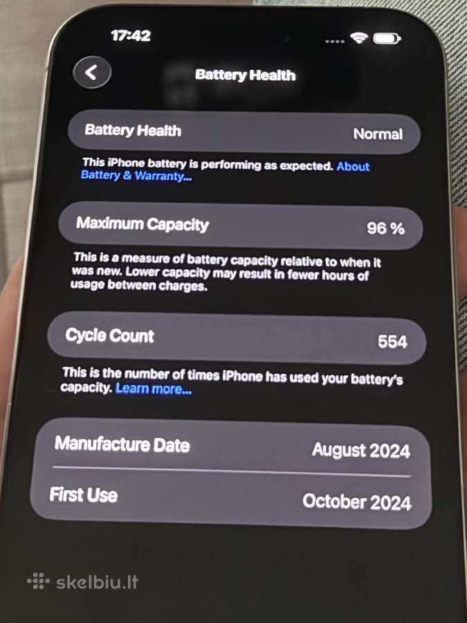 iPhone 16 pro max 512gb - nuotraukos Nr. 3