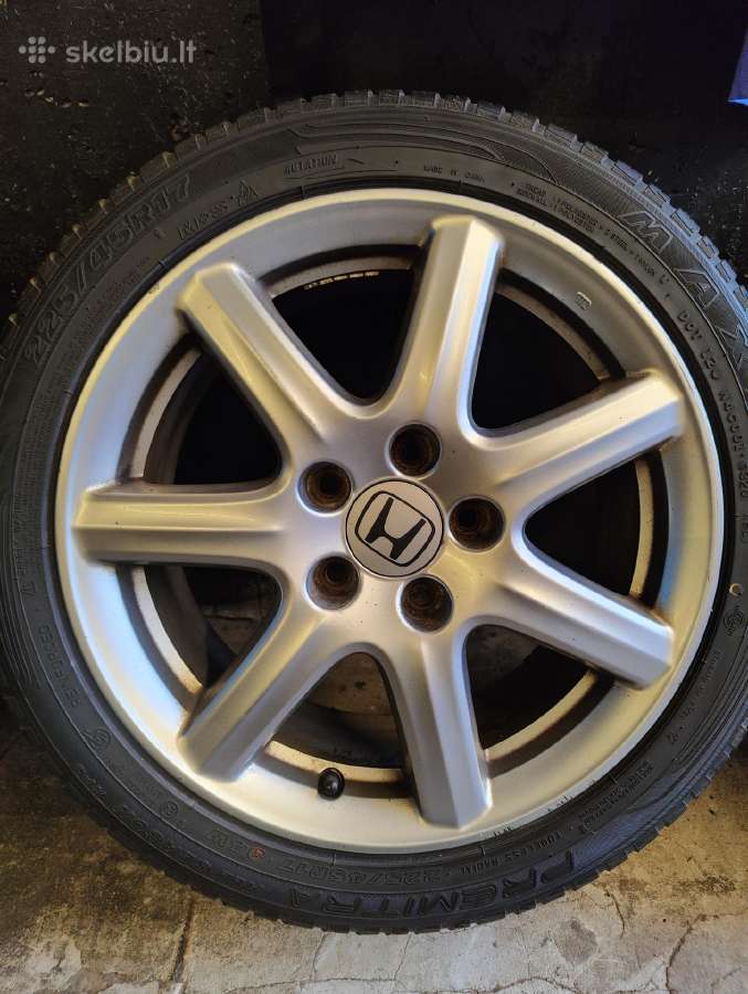 Honda r17 ratai su žieminėm padangom - nuotraukos Nr. 4