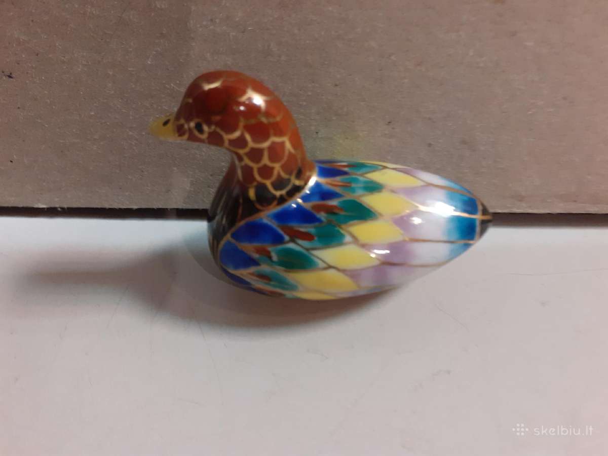 Maža cloisonne antelė. Ilgis 6cm - nuotraukos Nr. 3