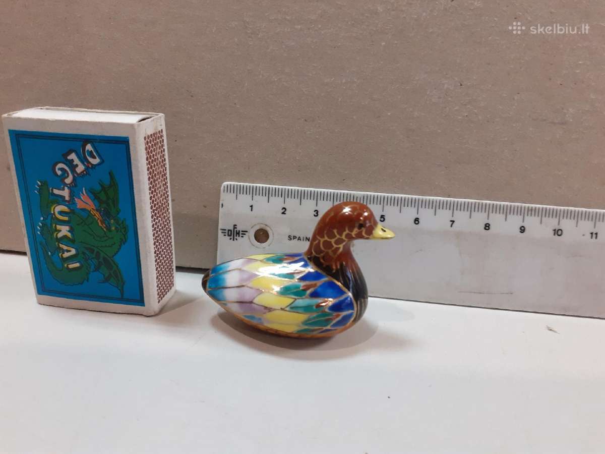Maža cloisonne antelė. Ilgis 6cm - nuotraukos Nr. 7