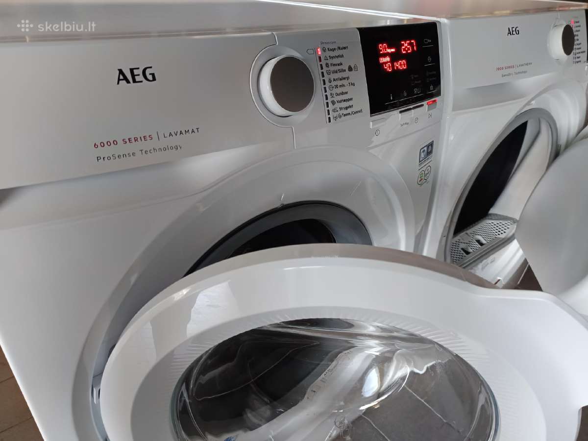 Aeg 6000-7000serijos 8-9kg komplektas su garantija - nuotraukos Nr. 3