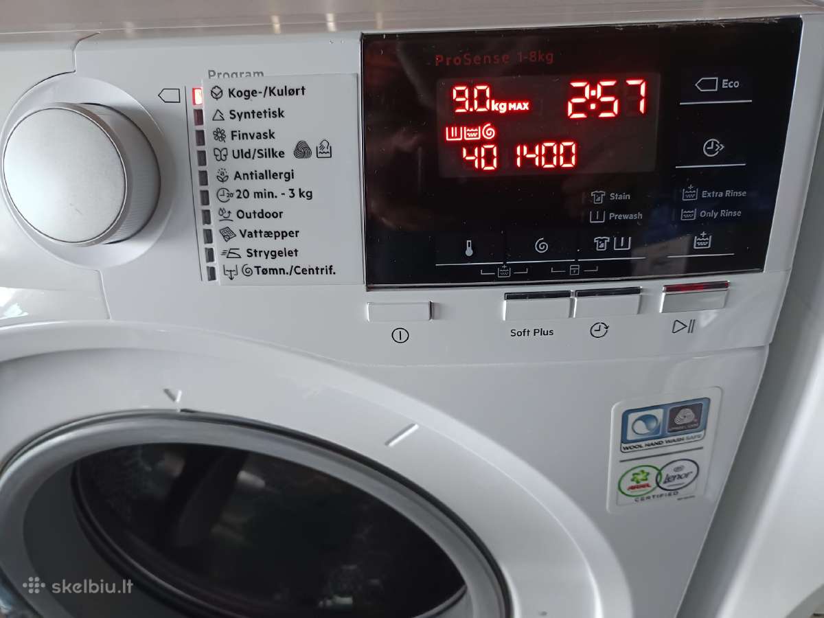 Aeg 6000-7000serijos 8-9kg komplektas su garantija - nuotraukos Nr. 7