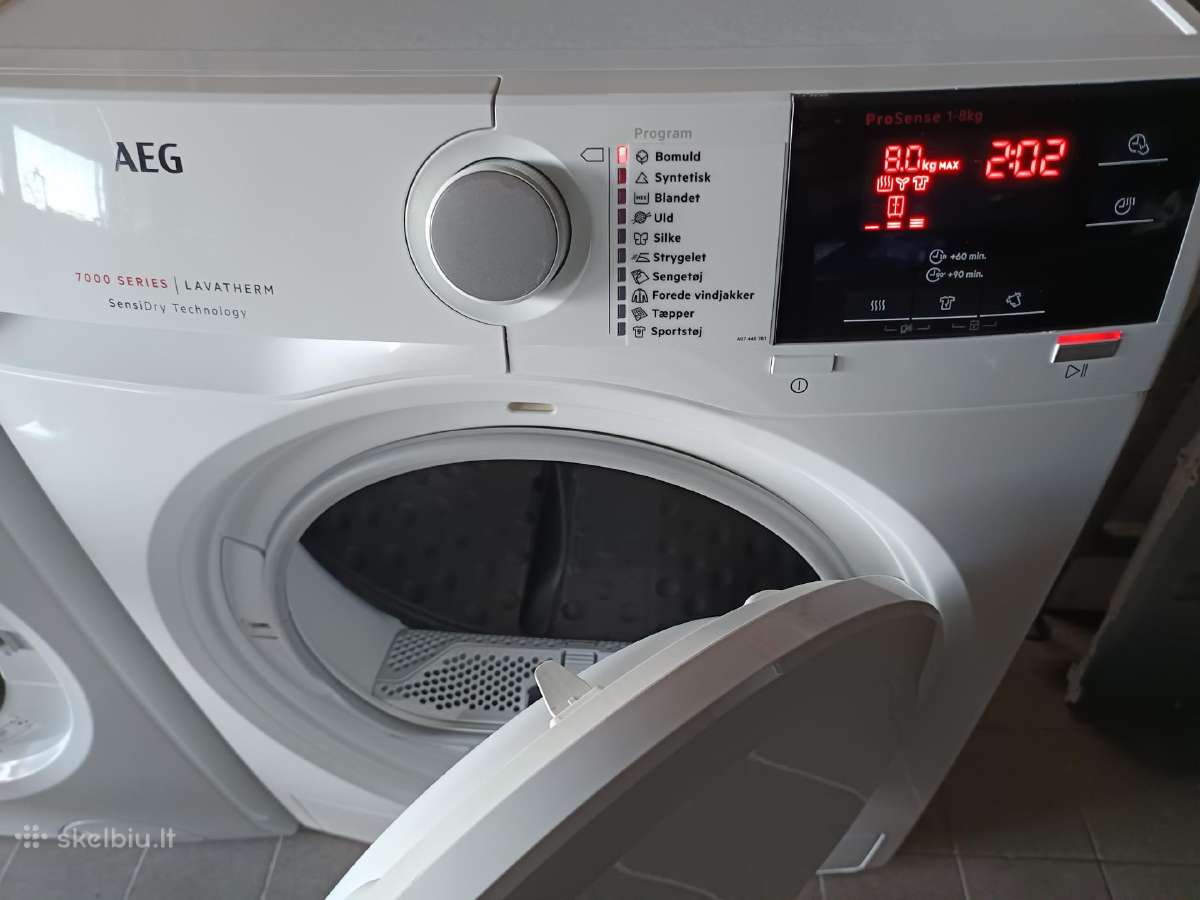 Aeg 6000-7000serijos 8-9kg komplektas su garantija - nuotraukos Nr. 8