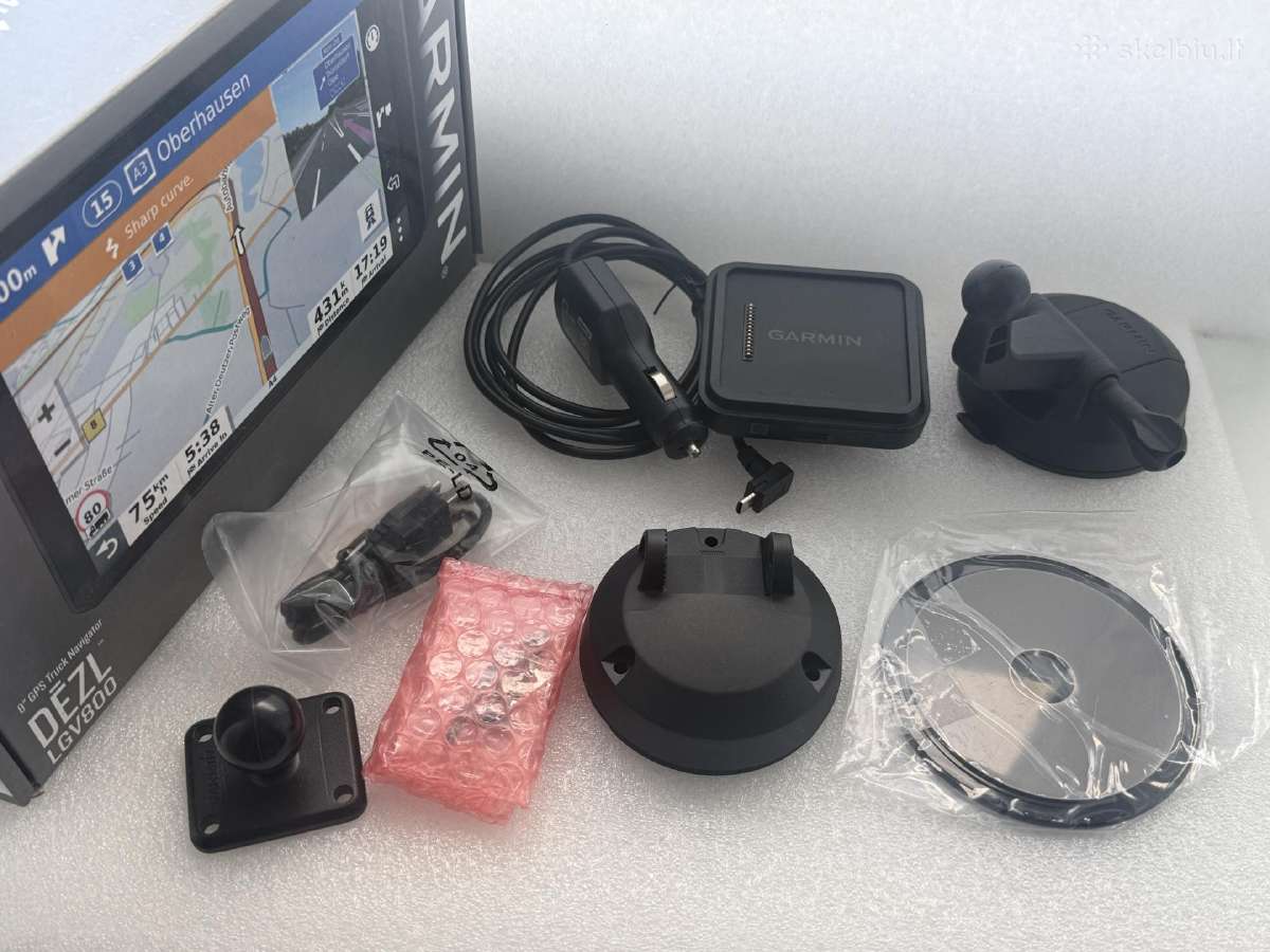 Garmin dezl Lgv800 Truck navigacija - nuotraukos Nr. 2