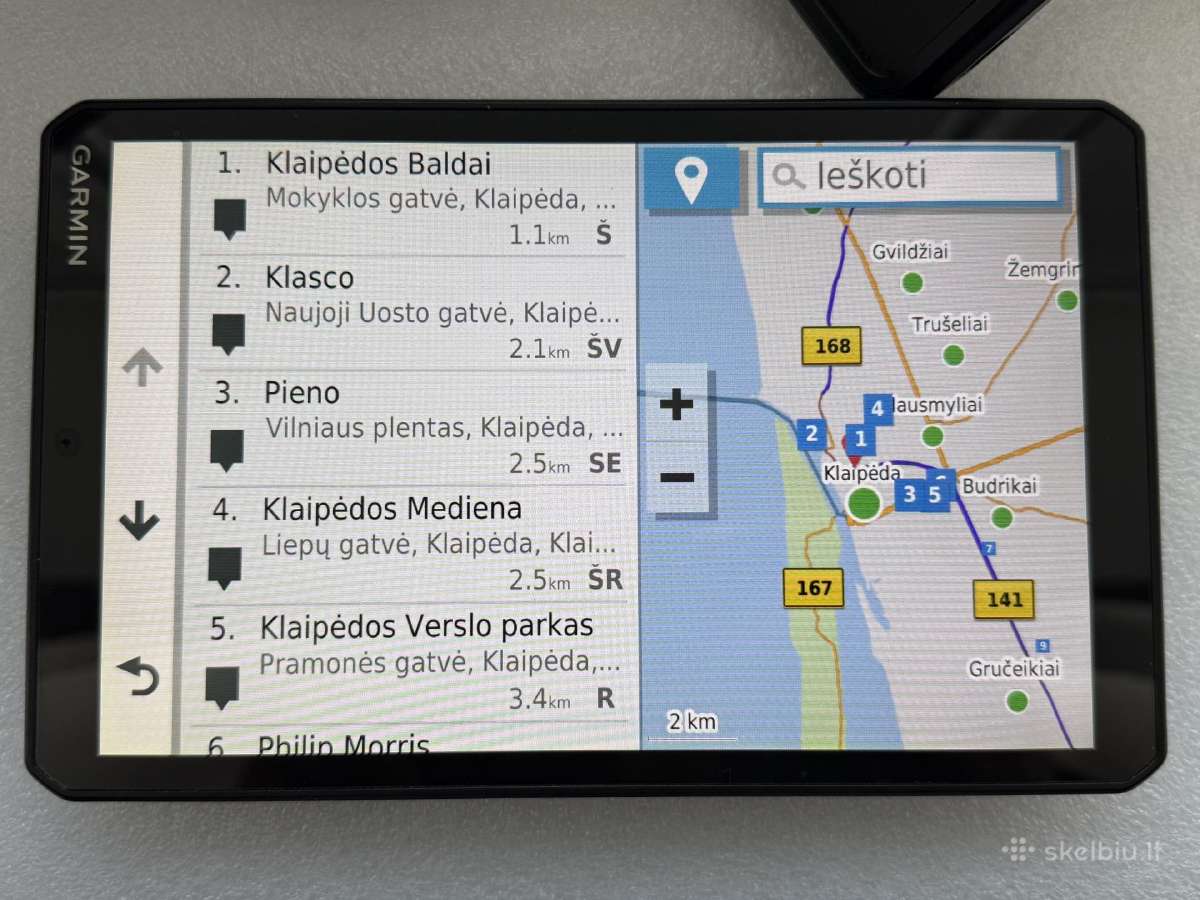 Garmin dezl Lgv800 Truck navigacija - nuotraukos Nr. 9