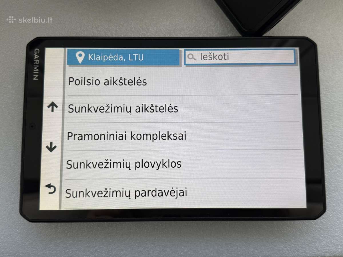 Garmin dezl Lgv800 Truck navigacija - nuotraukos Nr. 10