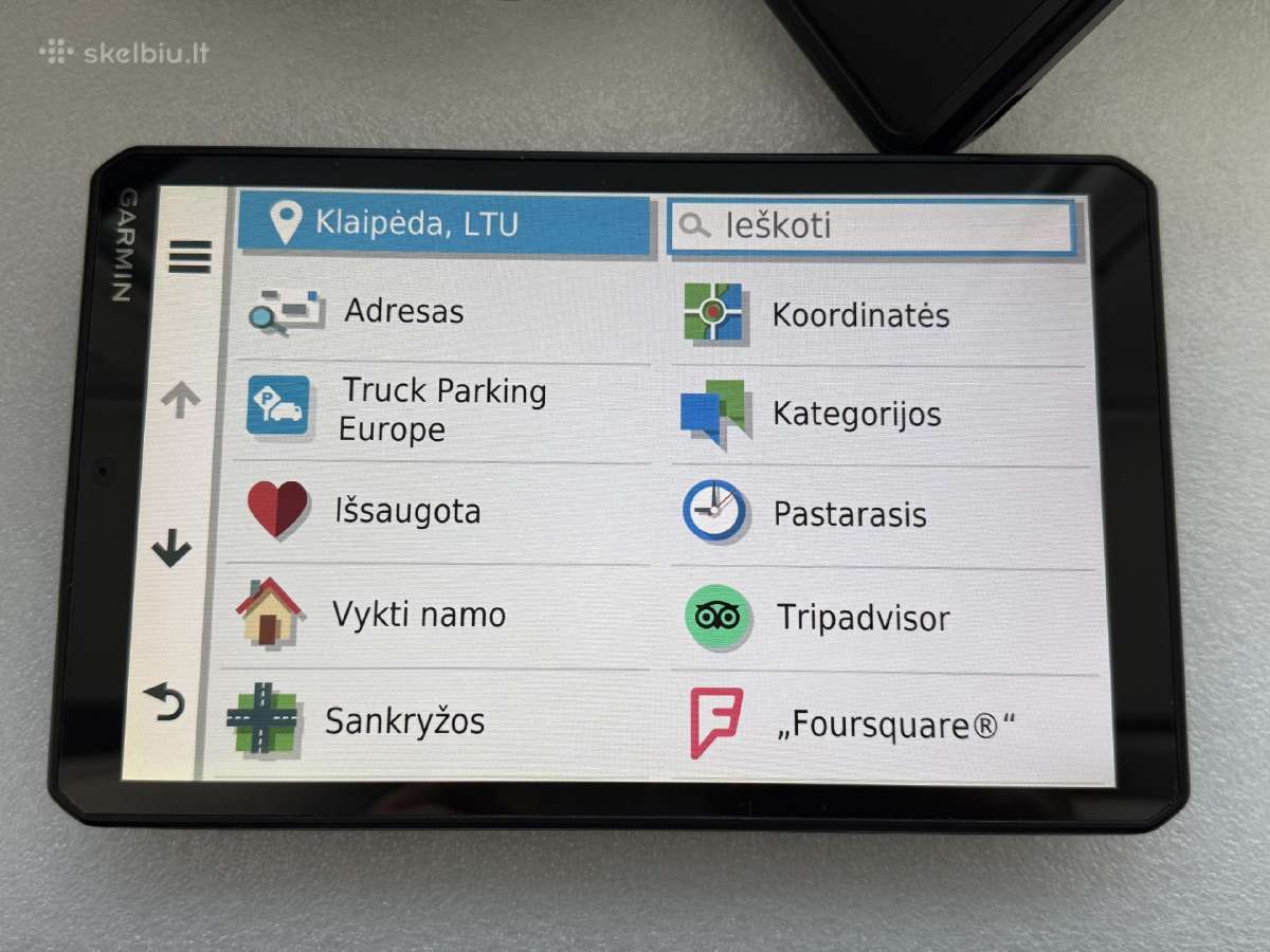 Garmin dezl Lgv800 Truck navigacija - nuotraukos Nr. 11