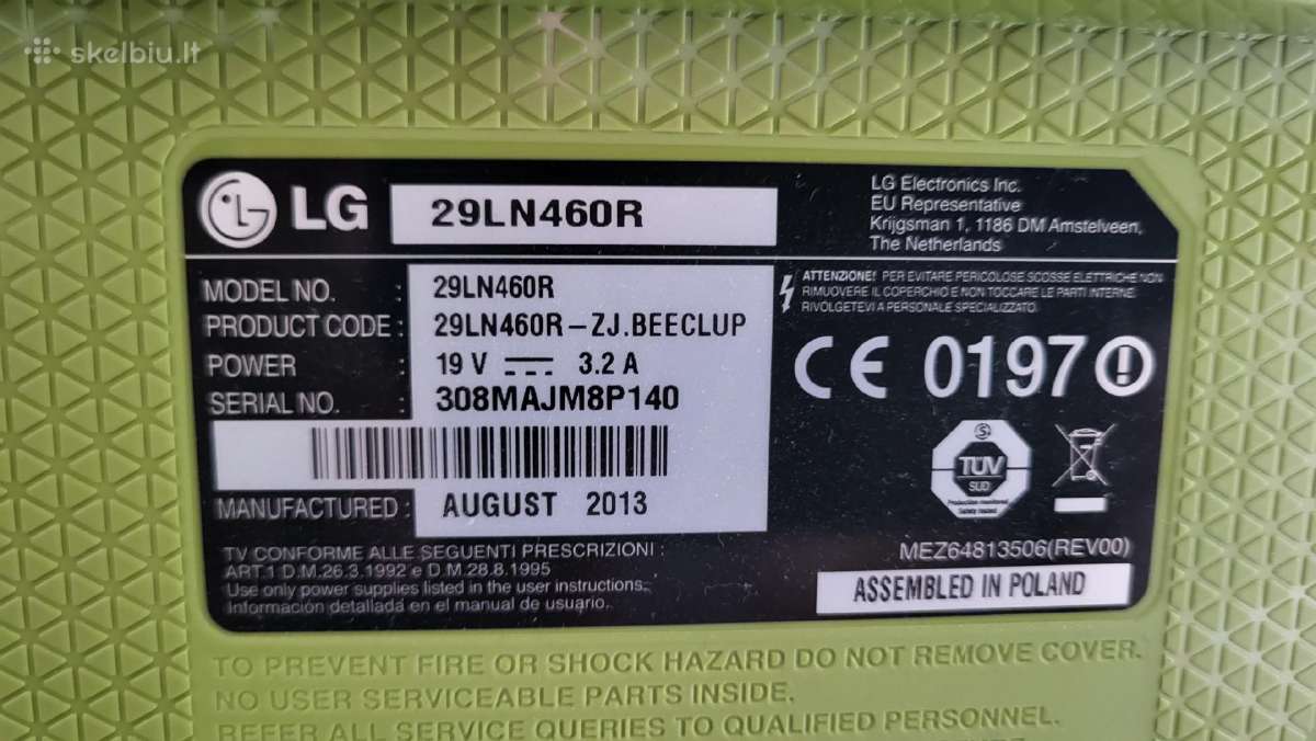 Televizorius LG smarttv WiFi - nuotraukos Nr. 5