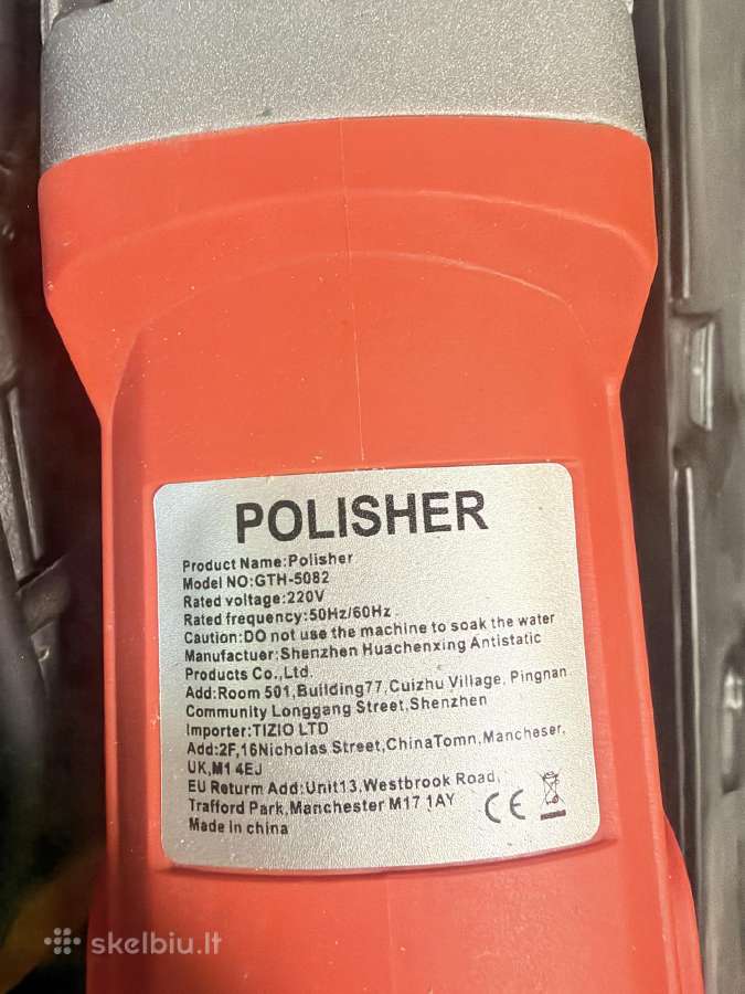 Parduodu nauja poliruokli Polisher Ght-5082 tipo - nuotraukos Nr. 2