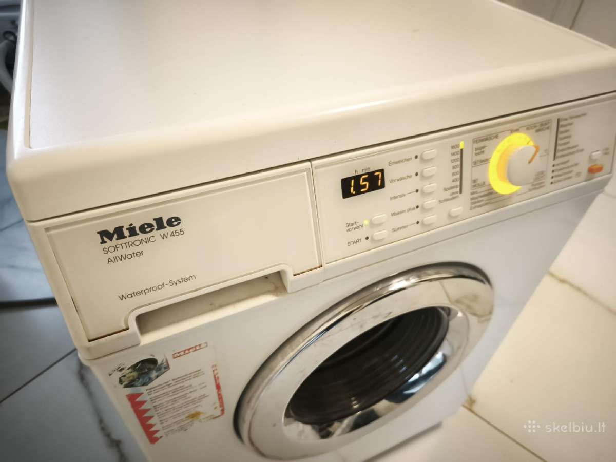W455 Miele skalbimo mašina tvarkinga - nuotraukos Nr. 3