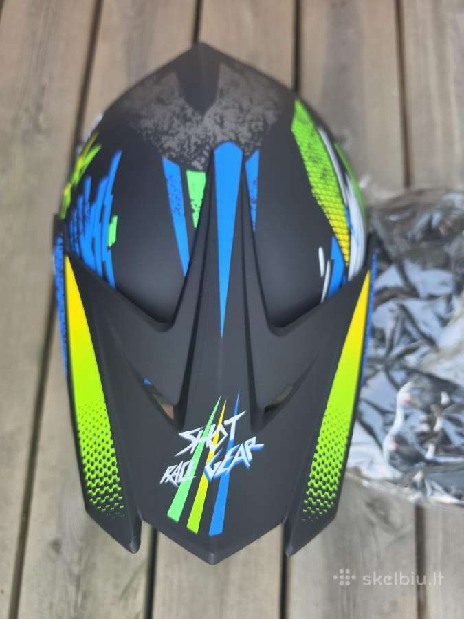 Krosinis uždaras šalmas s 53-54cm - nuotraukos Nr. 3