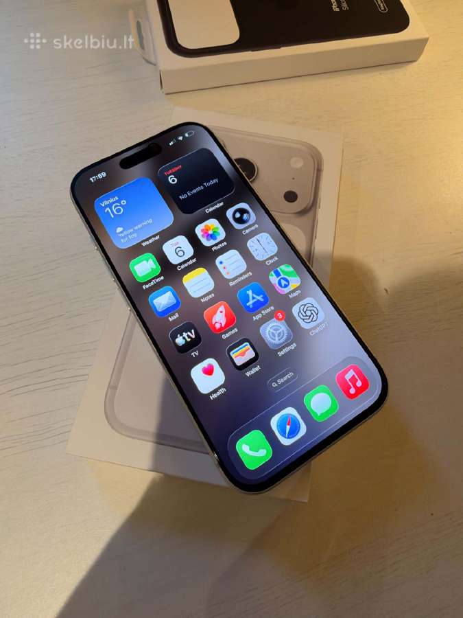iPhone 17 Pro 256gb 100% - nuotraukos Nr. 3