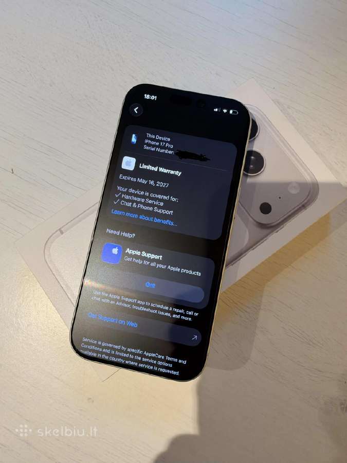 iPhone 17 Pro 256gb 100% - nuotraukos Nr. 11