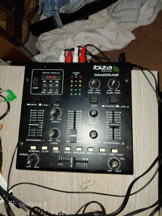 Parduodu ibiza sound dj200usb pulta - nuotraukos Nr. 2