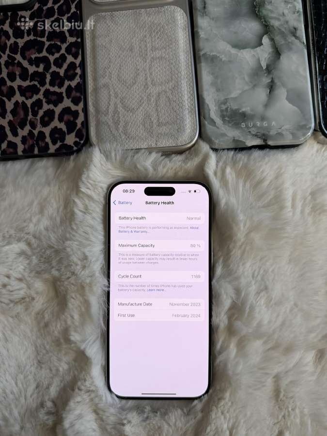 iPhone 15 pro 128 GB - nuotraukos Nr. 7