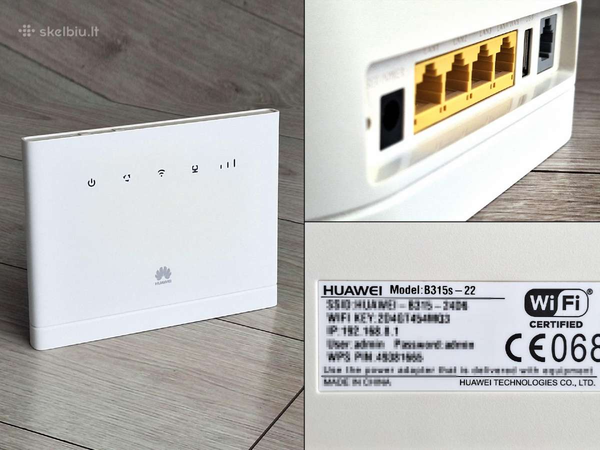 4G modemas maršrutizatorius Huawei Zte Tcl Alcatel - nuotraukos Nr. 3