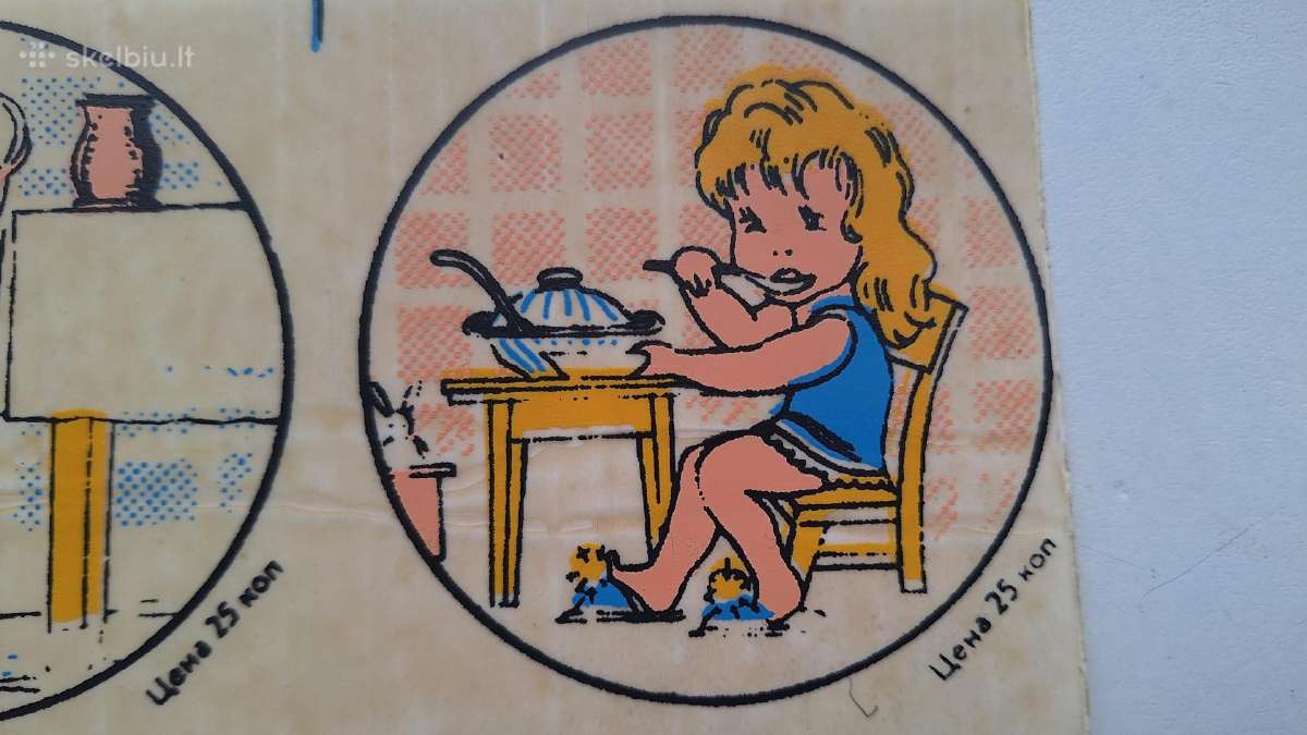 Tarybiniu laiku lipdukai 4 vnt. - nuotraukos Nr. 5