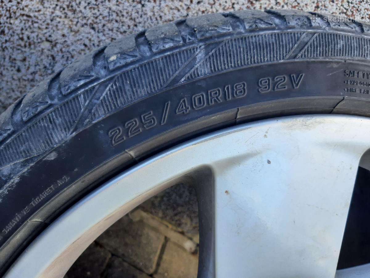 R18 5112 audi lieti diskai su padangom - nuotraukos Nr. 2
