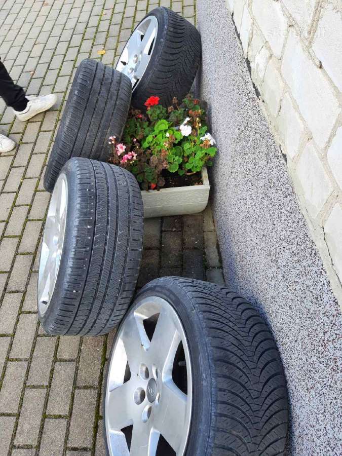 R18 5112 audi lieti diskai su padangom - nuotraukos Nr. 3