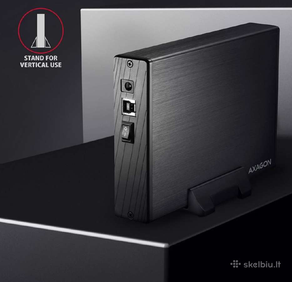 Axagon Ee35-xa3 3.5" Sata HDD dėžutė Usb 3.0 4vnt - nuotraukos Nr. 4