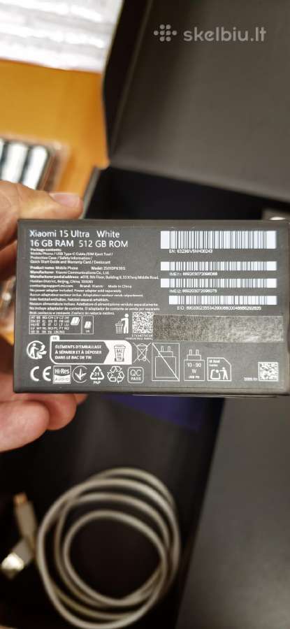 Xiaomi 15 ultra 512 GB white pirktas LT - nuotraukos Nr. 9