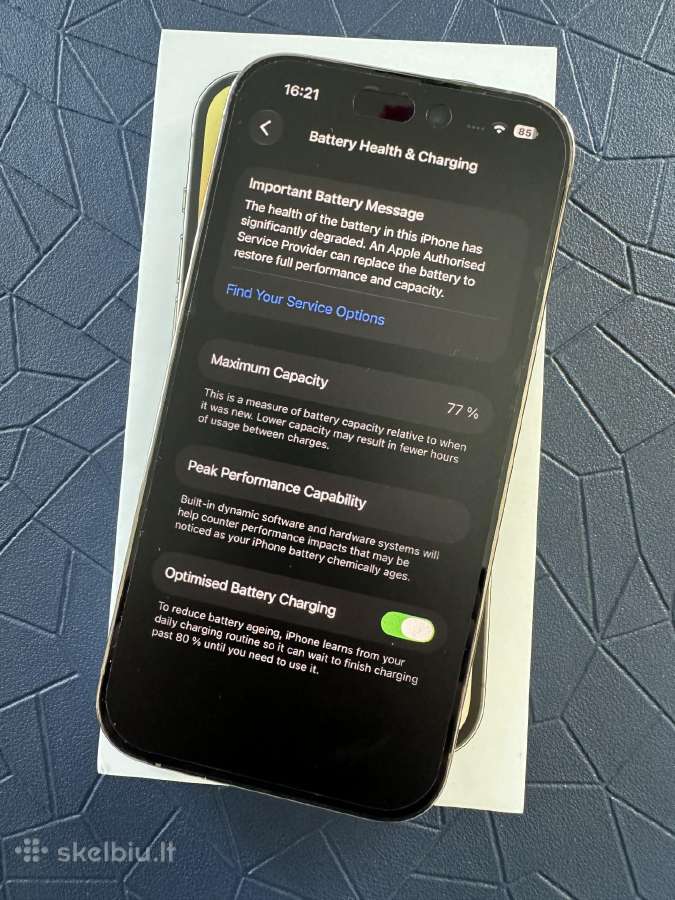 iPhone 14 Pro (Gold, 128gb) - nuotraukos Nr. 3