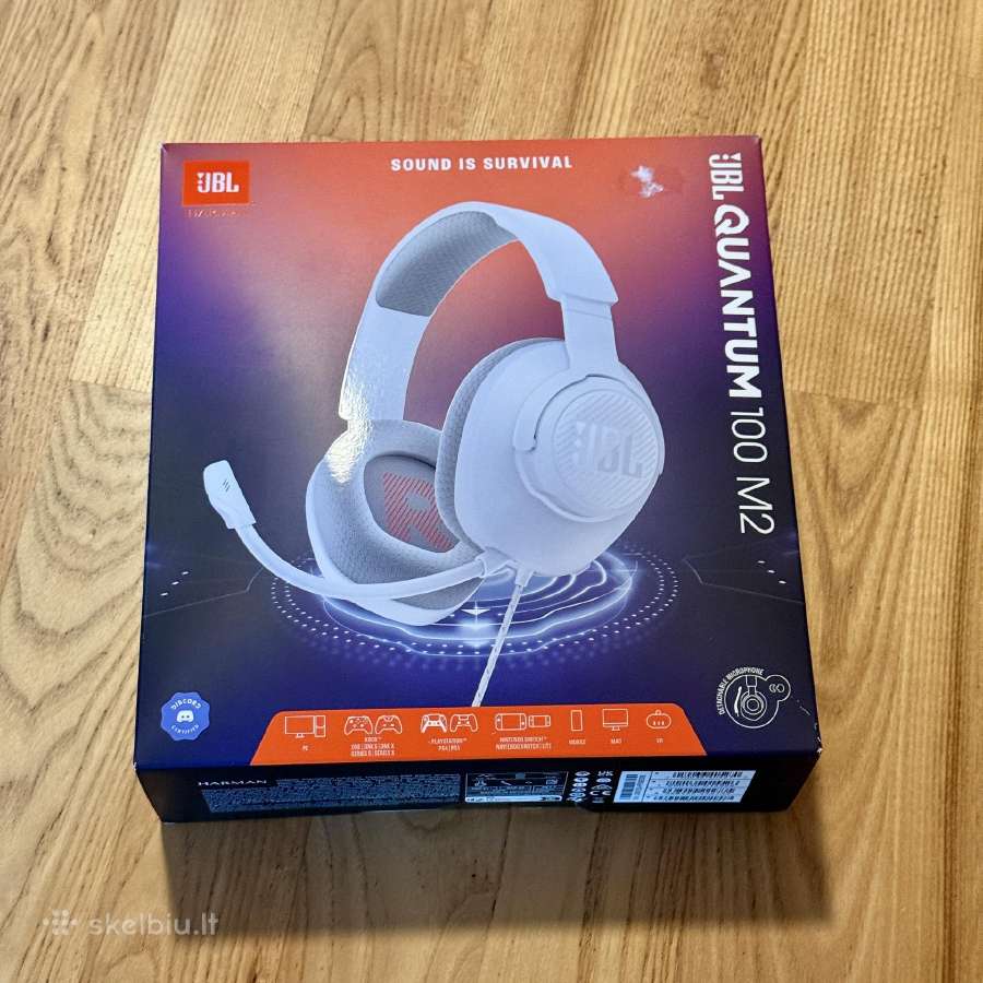 Jbl Quantum 100 M2 ausinės su nuimamu mikrofonu - nuotraukos Nr. 4