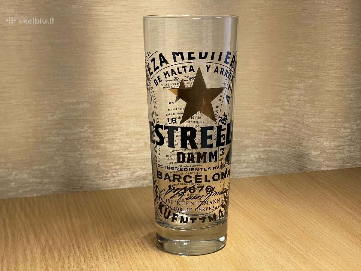 Estrella Damm Barcelona alaus taurės ( 4 vnt.) - nuotraukos Nr. 5
